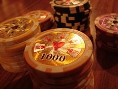 Jetons beim Poker